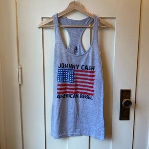 Johnny Cash American Rebel Racerback Tank